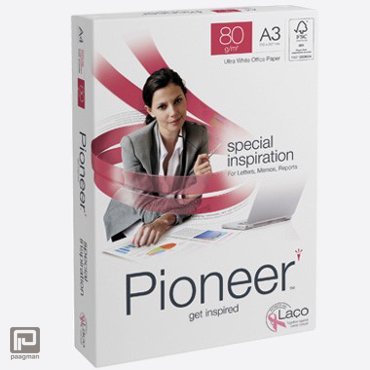 Kopieerpapier Pioneer A3 80gr wit 500vel