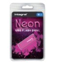 USB-stick 2.0 Integral 16Gb neon roze