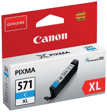 Inktcartridge Canon CLI-571XL blauw