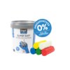 Klei Creall supersoft rood/blauw/groen/geel/wit 450gr