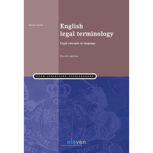Boom Den Haag English Legal Terminology Juridische Studieboeken Helen Gubby boom den haag kopen in de aanbieding