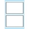 Etiket HERMA 5715 53x80mm schrift grijs kader 12stuks