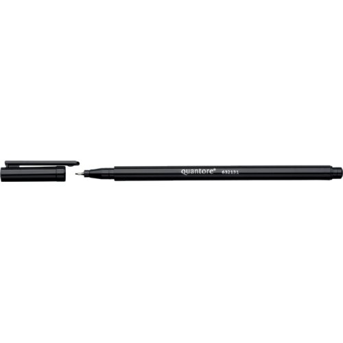 Fineliner Quantore Zwart 0 4Mm quantore kopen in de aanbieding