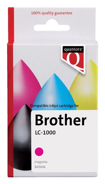 Inktcartridge Quantore Brother LC-1000 rood