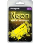 USB-stick 2.0 Integral 32GB neon geel