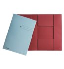 Dossiermap Esselte folio 3 kleppen manilla 275gr rood
