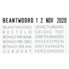 Colop woord- en datum stempel met 12 verschillende teksten