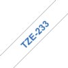 Labeltape Brother P-touch TZe-233 standaard 12mm blauw op wit