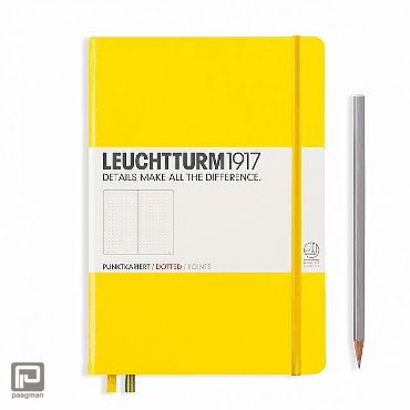 Leuchtturm1917 notitieboekje medium A5 dotted geel