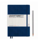 Leuchtturm1917 notitieboekje medium A5 dotted navy blauw