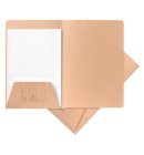 Dossiermap Djois A4 1 klep 250gr chamois