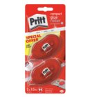 Lijmroller Pritt Compact permanent 2e halve prijs op blister