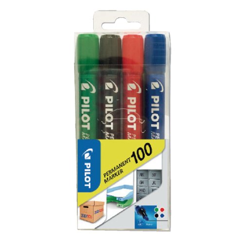 Viltstift Pilot Sca 100 B Rond 1Mm Assorti Blister pilot kopen in de aanbieding