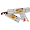 Verzendkoker CleverPack A2 450x50x1.5 met doppen wit pak à 5 stuks