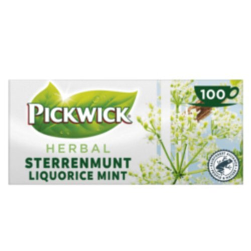 Thee Pickwick Sterrenmunt 100 Zakjes Van 2Gram Met Envelop pickwick kopen in de aanbieding
