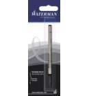 Rollerpenvulling Waterman fijn zwart blister à 1 stuk