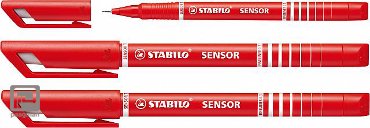 Stabilo sensor 189 fineliner rood