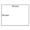 Etiket Dymo LabelWriter multifunctioneel 54x70mm 1 rol á 320 stuks wit
