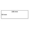 Etiket Dymo LabelWriter naamkaart ordner 59x190mm 1 rol á 110 stuks wit