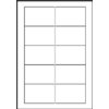 Visitekaart Sigel 85x55mm blanco 185gr wit 150 stuks
