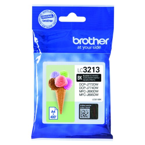 Inkcartridge Brother Lc 3213 Zwart Hc brother kopen in de aanbieding