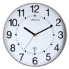 Wandklok Unilux Maxi radio controlled Ø37,5cm lichtgrijs/wit