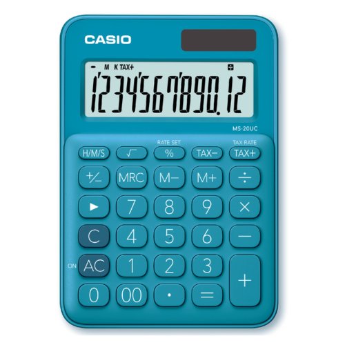 Rekenmachine Casio Ms 20Uc Blauw casio kopen in de aanbieding Rekenmachine Casio Ms 20Uc Blauw casio kopen in de aanbieding