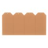 Label karton nr 4 200gr 50x100mm chamois 1000 stuks