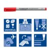 Viltstift Staedtler Lumocolor 316 non permanent F rood