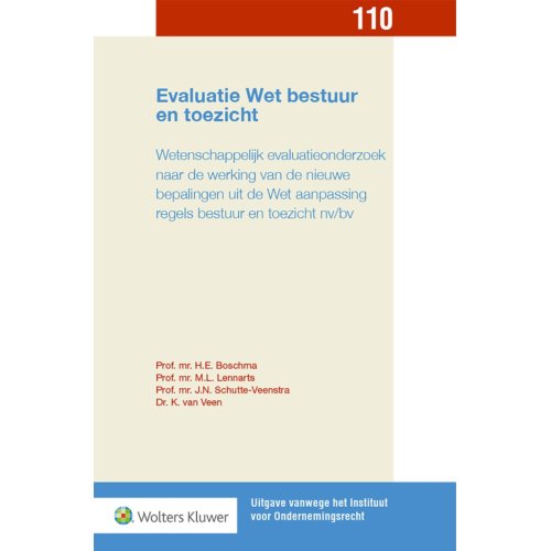 Wolters Kluwer Evaluatie Wet Bestuur En Toezicht Uitgave Vanwege Het Instituut Voor Ondernemingsrecht He Boschma wolters kluwer kopen in de aanbieding Wolters Kluwer Evaluatie Wet Bestuur En Toezicht Uitgave Vanwege Het Instituut Voor Ondernemingsrecht He Boschma wolters kluwer kopen in de aanbieding