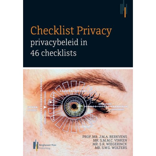 Checklist Privacy Jan Berkvens berghauser pont publishing kopen in de aanbieding