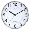 Wandklok Unilux Aria Ø28,5cm zilvergrijs/wit