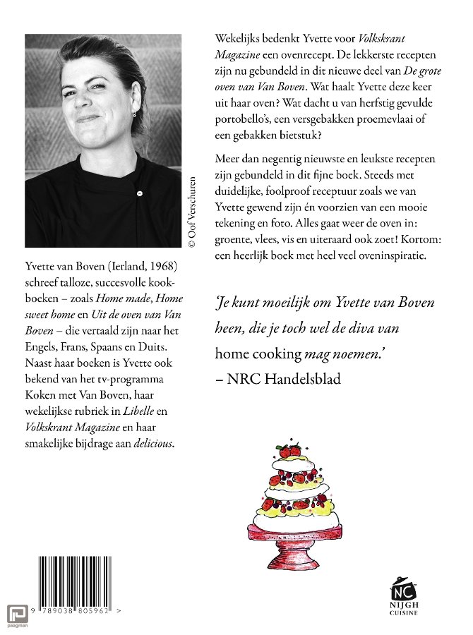 de grote oven van van boven , yvette van boven | isbn: 9789038805962