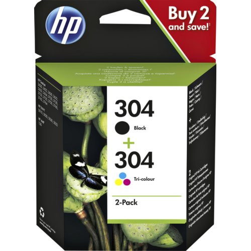Inkcartridge Hp 3Jb05Ae 304 Zwart Kleur hp kopen in de aanbieding