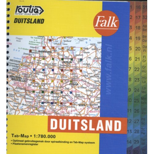 Falkplan Falk Autokaart Duitsland Routiq Patent Wegenkaarten Routenl falkplan kopen in de aanbieding