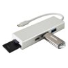 Hub Hama 3.1 USB-C naar USB-A 2x + USB-C + kaartlezer