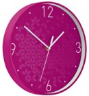 Wandklok Leitz WOW Ø29cm roze