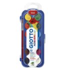 Gouache Giotto 30mm doos à 12 kleuren met penseel
