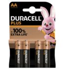 Batterij Duracell Plus 4xAA