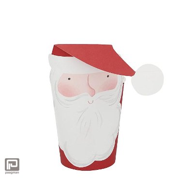 Meri Meri kerst drinkbekertjes kerstman à 8 stuks