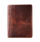 Maverick lederen schrijfmap A4, model The Original met rits