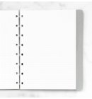 Filofax interieur, formaat A5, uitvoering dotted wit notitiepapier à 32 vel