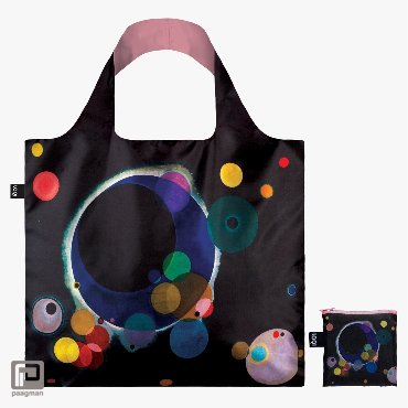 Loqi opvouwbare tas Museum Collectie - Several Circles, Wassily Kandinsky