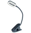 Libri_X LED leeslamp met clip USB oplaadbaar blauw