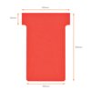T-kaart Nobo nr.2 48mm rood 100 stuks