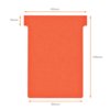 T-kaart Nobo nr.3 80mm rood 100 stuks