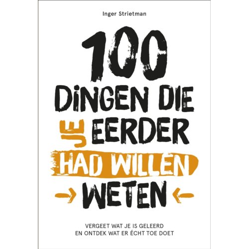 Vbk Media 100 Dingen Die Je Eerder Had Willen Weten - Inger Strietman