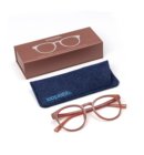 Looplabb leesbril sterkte +1,00 model Papillon mauve