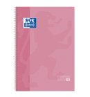 Notitieboek Oxford Classic Europeanbook A4+ 4-gaats lijn 80vel roze