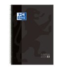 Notitieboek Oxford Classic Europeanbook A4+ 4-gaats ruit 5x5mm 80vel zwart